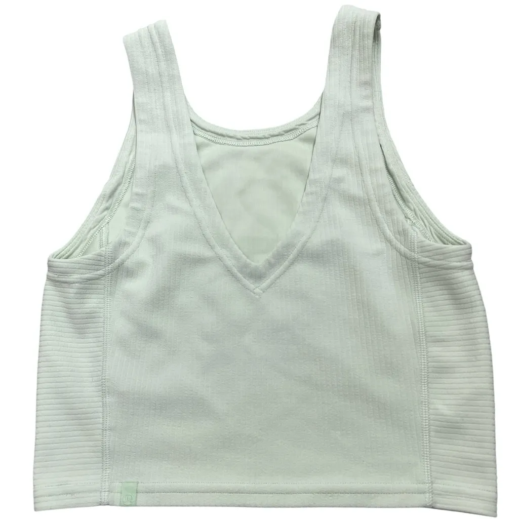 Lululemon Ribbed Softstreme Cropped Tank Top mint - Image 2