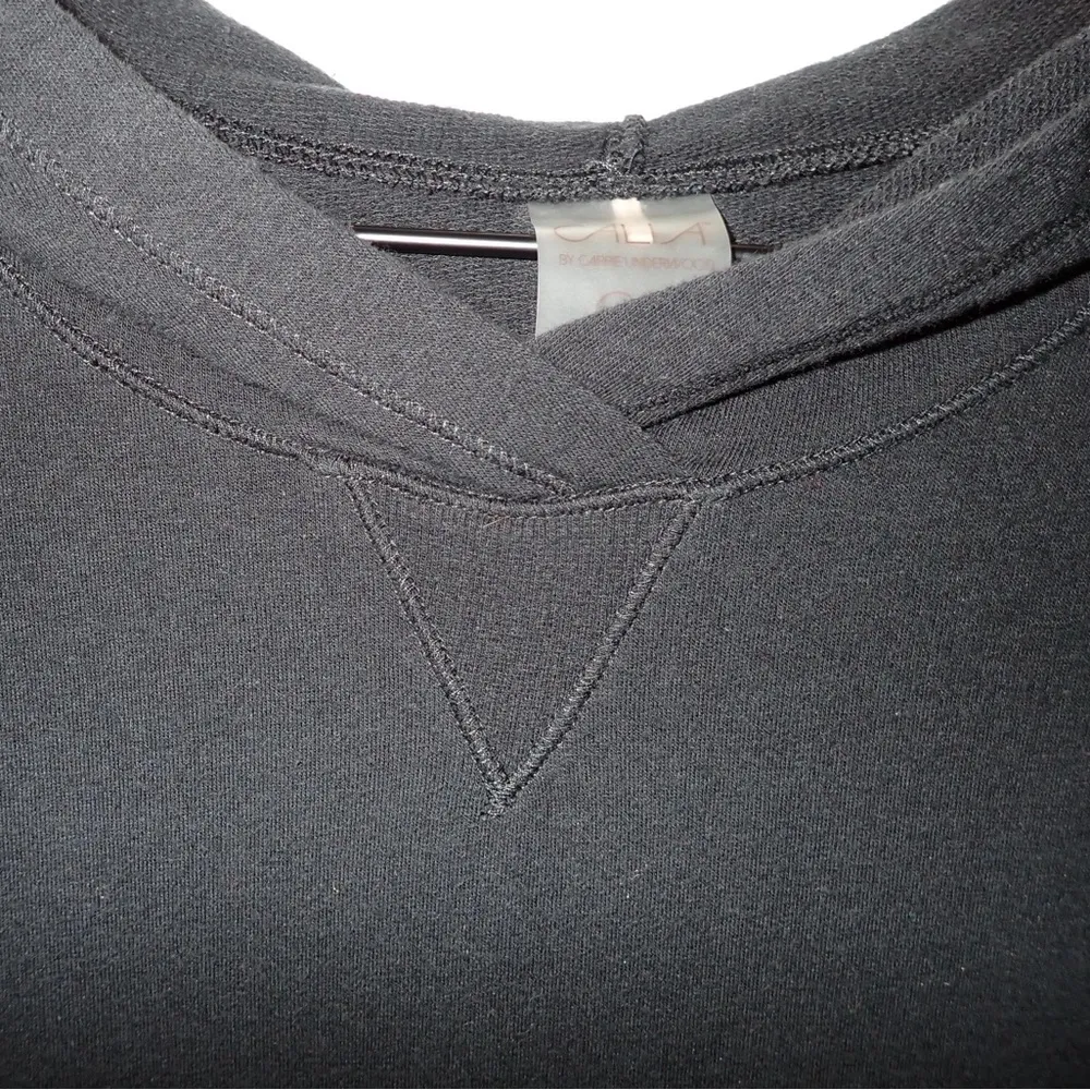 Calia by Carrie Underwood Black Hoodie Long Sleeve Cold Shoulder Sweater size M Size M - Image 4