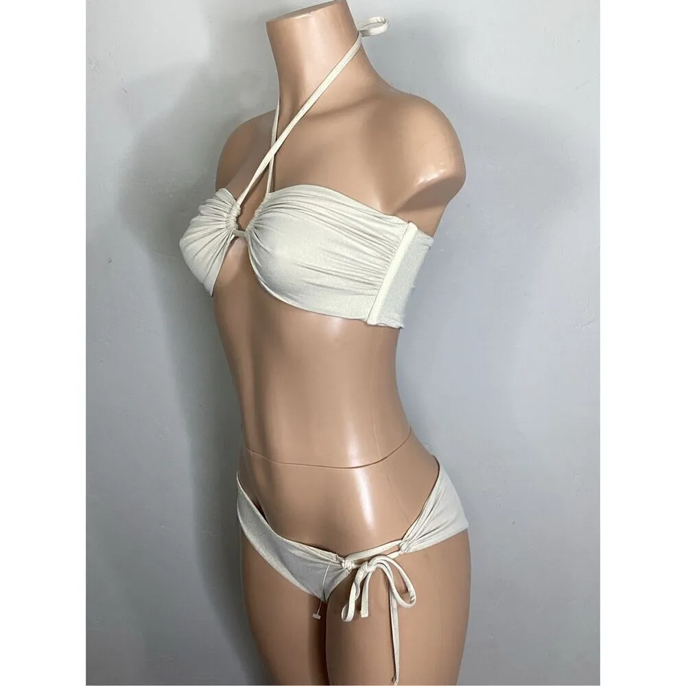 l*space New. L* bone shimmer bikini. XL. Retails $189 - Image 7