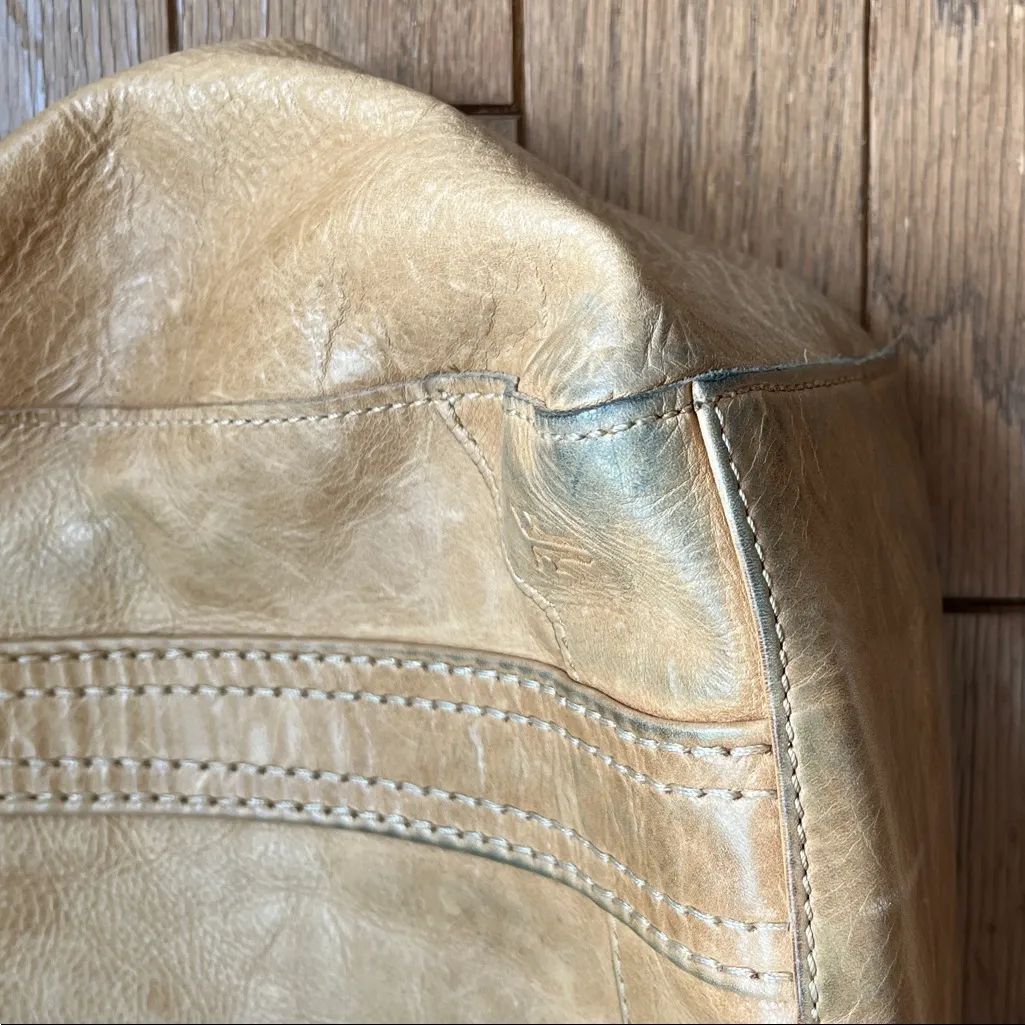 Frye  Tan Leather Shoulder Bag Gently Used - Image 16