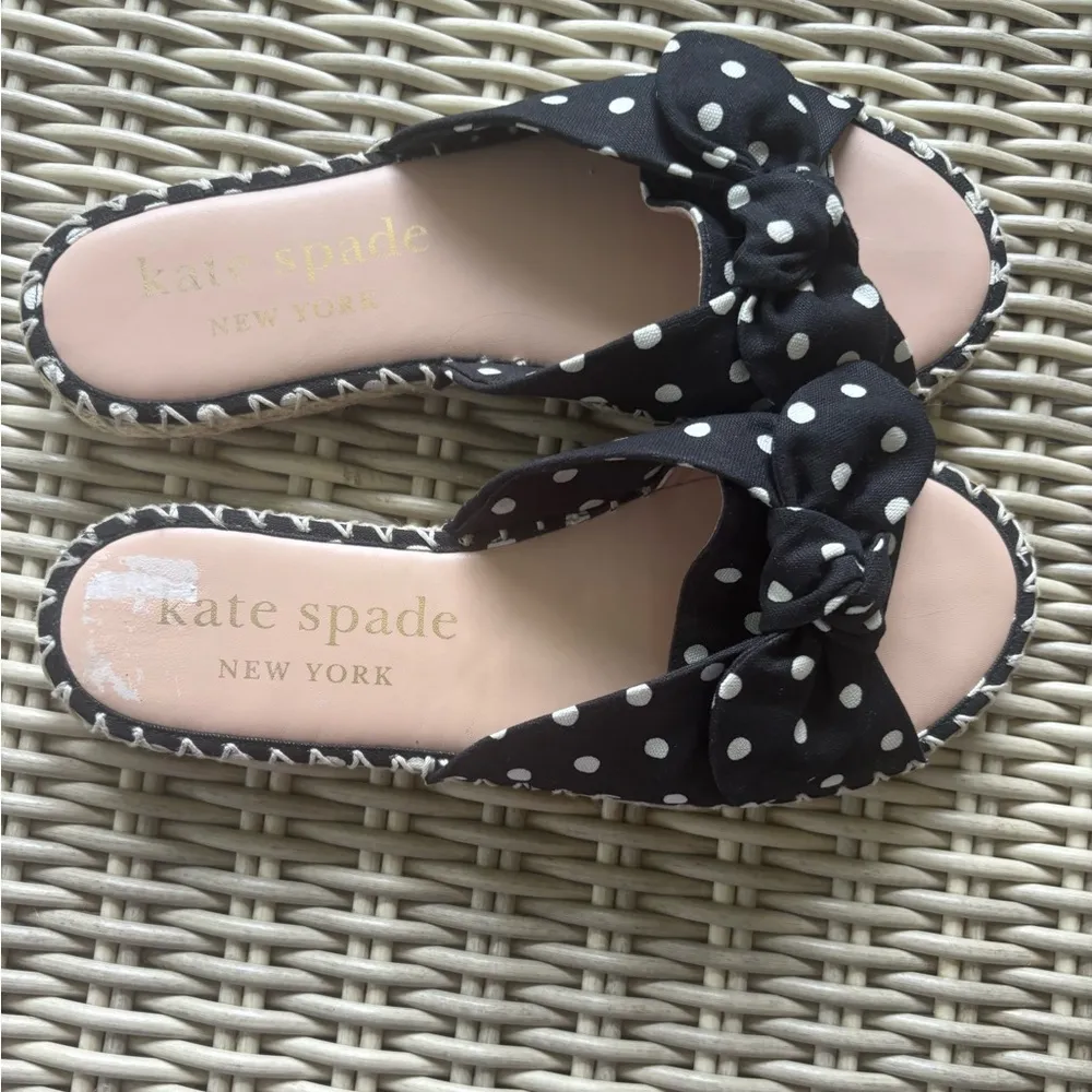 Kate Spade‎ New York Saltie Shore Sandals 9 coastal preppie resort workwear - Image 6