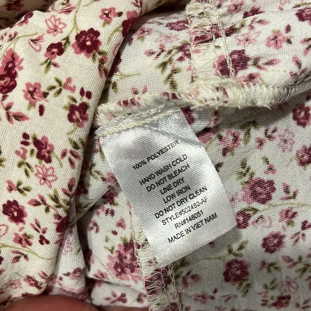 Monteau Floral Spaghetti Adjustable Strap Mini Dress NWT - Image 10