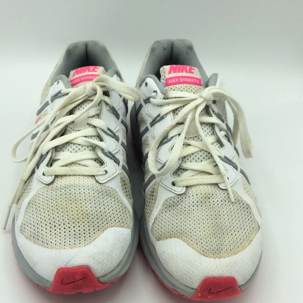 Nike Max Dynasty white pink Athletic running shoes - Image 2