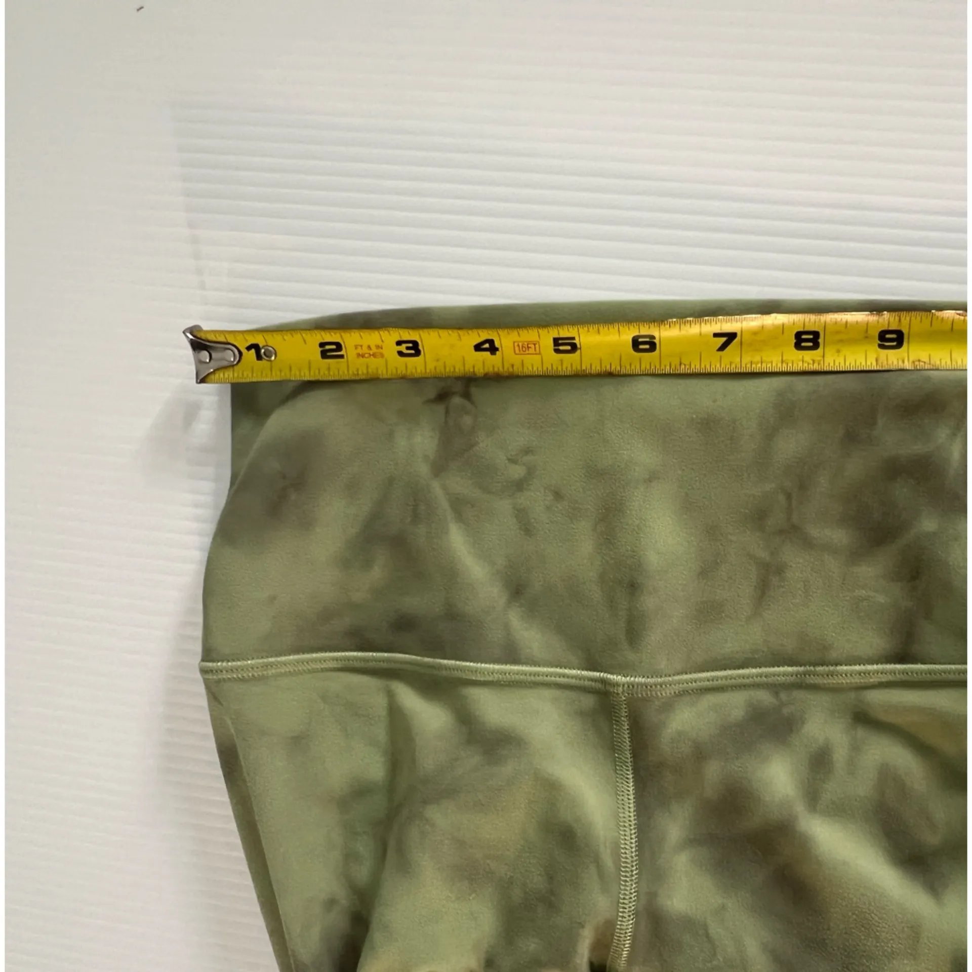 lululemon Align High-Rise Pant 25 Diamond Dye Vista Green Olive size 4 - Image 13