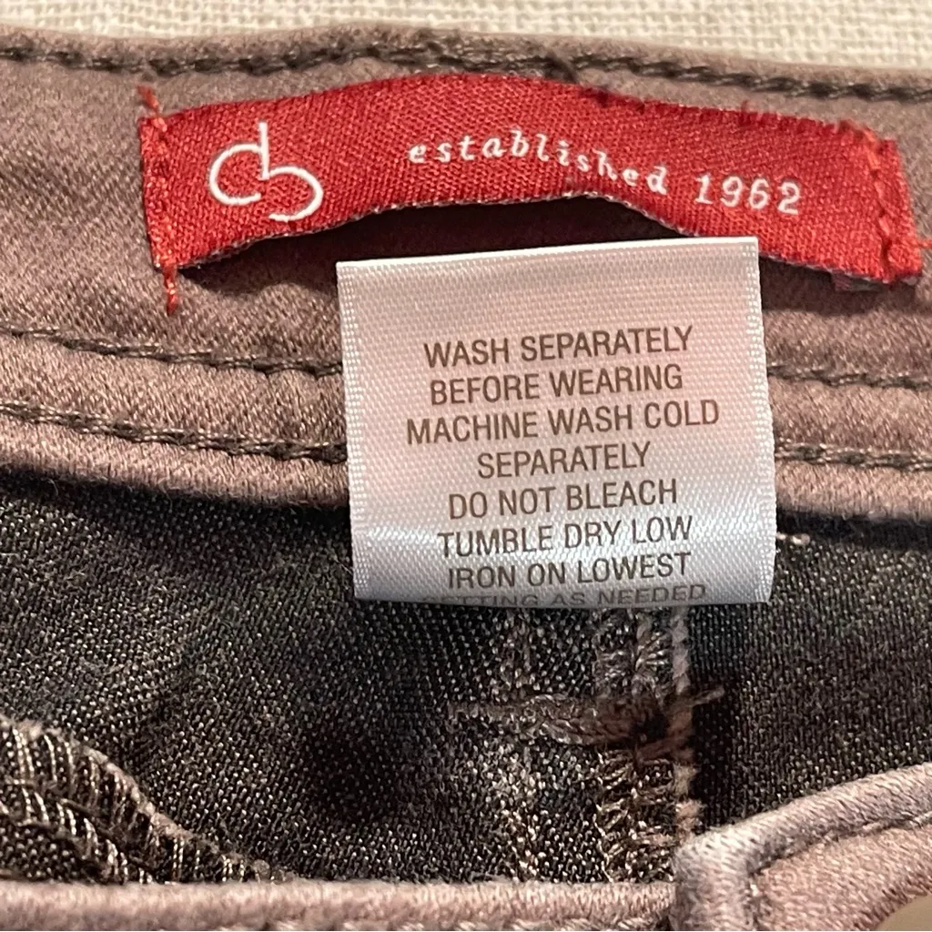 dressbarn | Petite Brown Straight Leg Stretch Jeans | P14 - Image 9