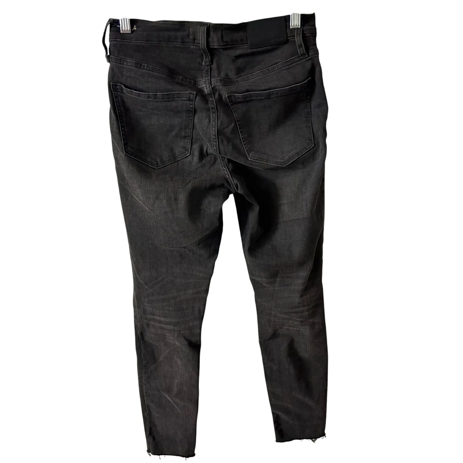 Madewell 9” Mid Rise Skinny Jean 25 Women’s Black Sea H2230 - Image 3