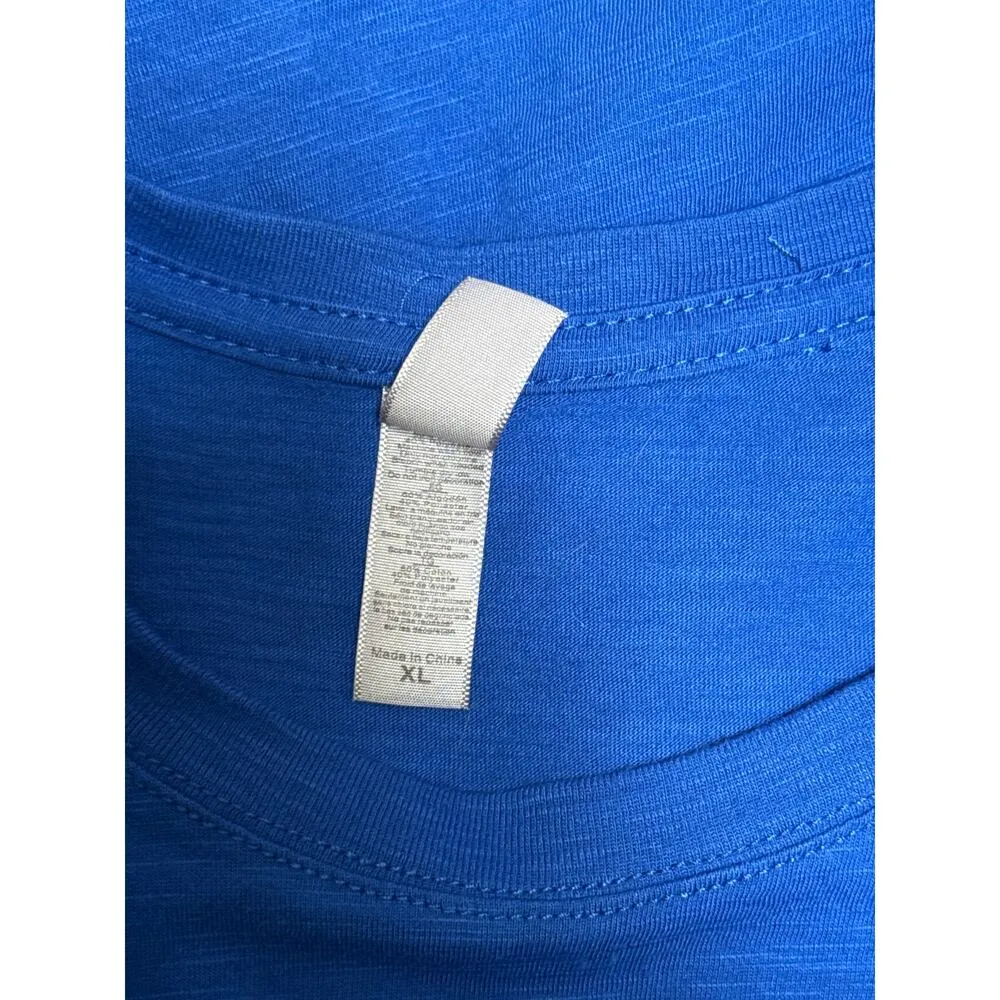 Women’s Next Level Blue Graphic Tee Sz XL - Image 4