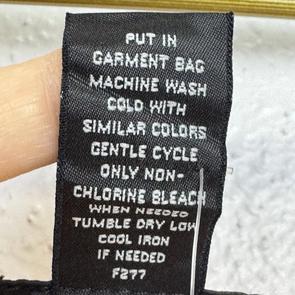 Vintage Avenue Women Y2K Lace Trim Cami Size 14/16 Orange Preppy Ribbed Knit 90S - Image 7