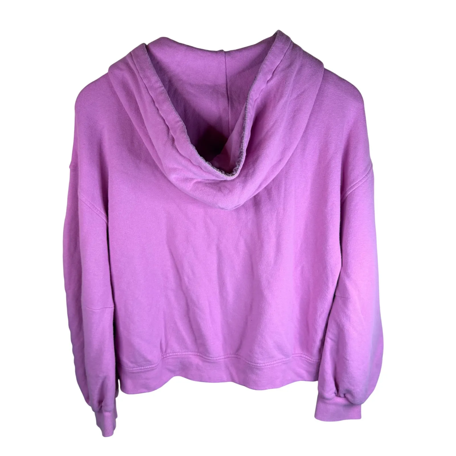 UGG Pink Cotton Blend Zip Up Hoodie Sweatshirt Women's XS RTW - Image 5