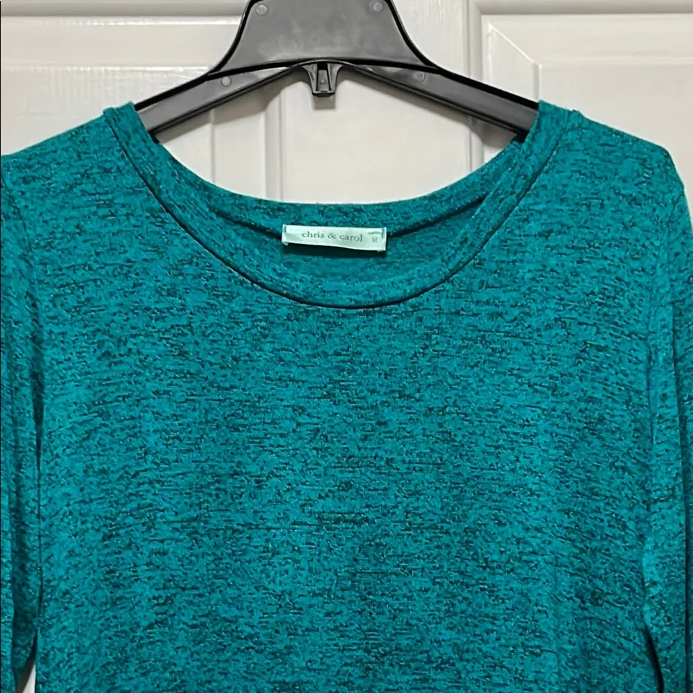 Round Neck Cuffed Sleeve Tunic - Image 9