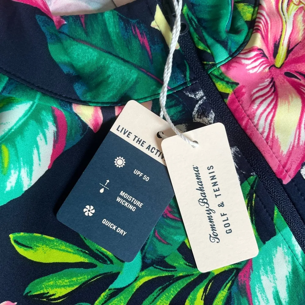 Tommy Bahama Womens' Long
Sleeve Zip Up Tennis & Golf Jacket Size Large - Image 4