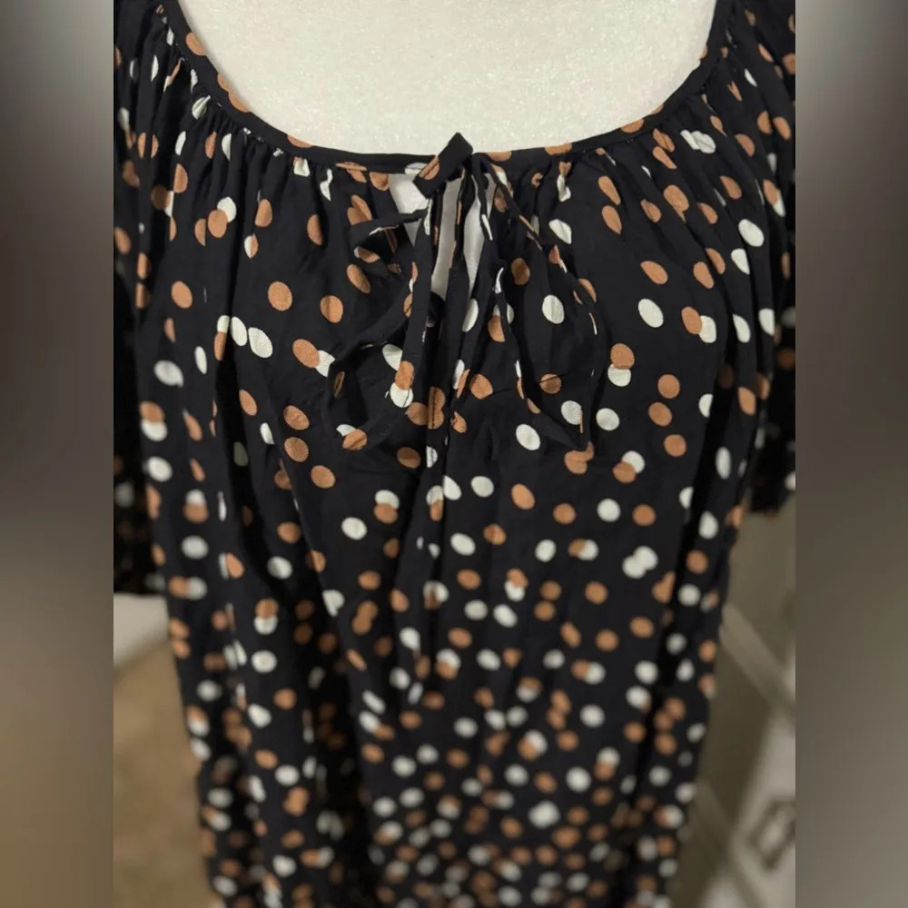 Evan’s polka dots blouse‎ Black Size 26 - Image 2