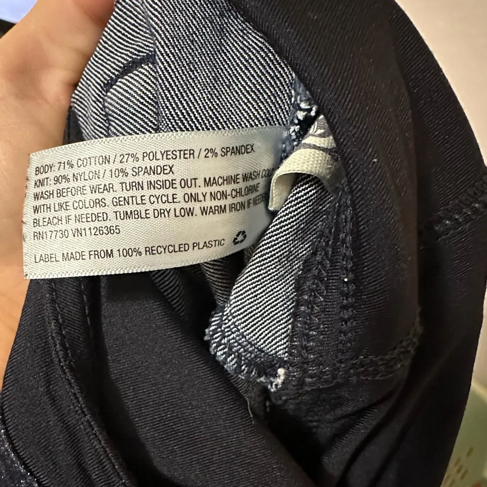 Isabel Maternity  DARK WASH BLUE JEANS 6 28 - Image 6