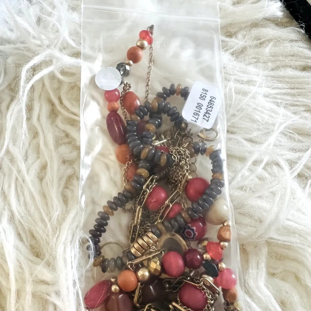 Free People Boho Multi Layered Evil Eye Necklace - Image 6