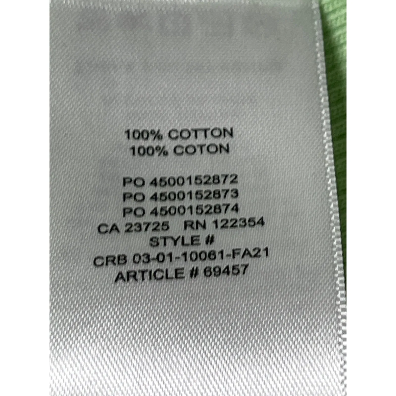 Aritzia TNA Women's Green Ribbed Knit Sculpt Short Sleeve T Shirt Crop Top Sz XL - Image 4