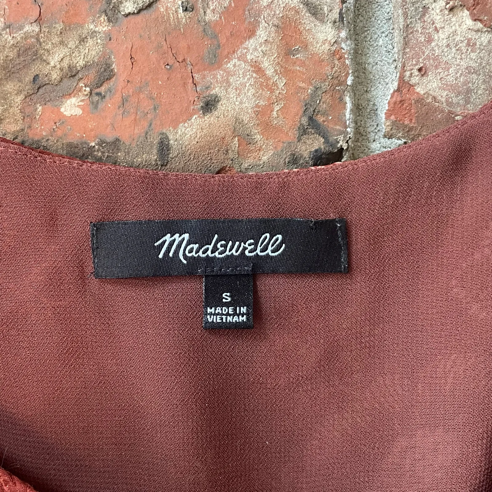 Madewell Preston Puff Sleeve Top Size Small Letterpress Floral Sweetheart - Image 4