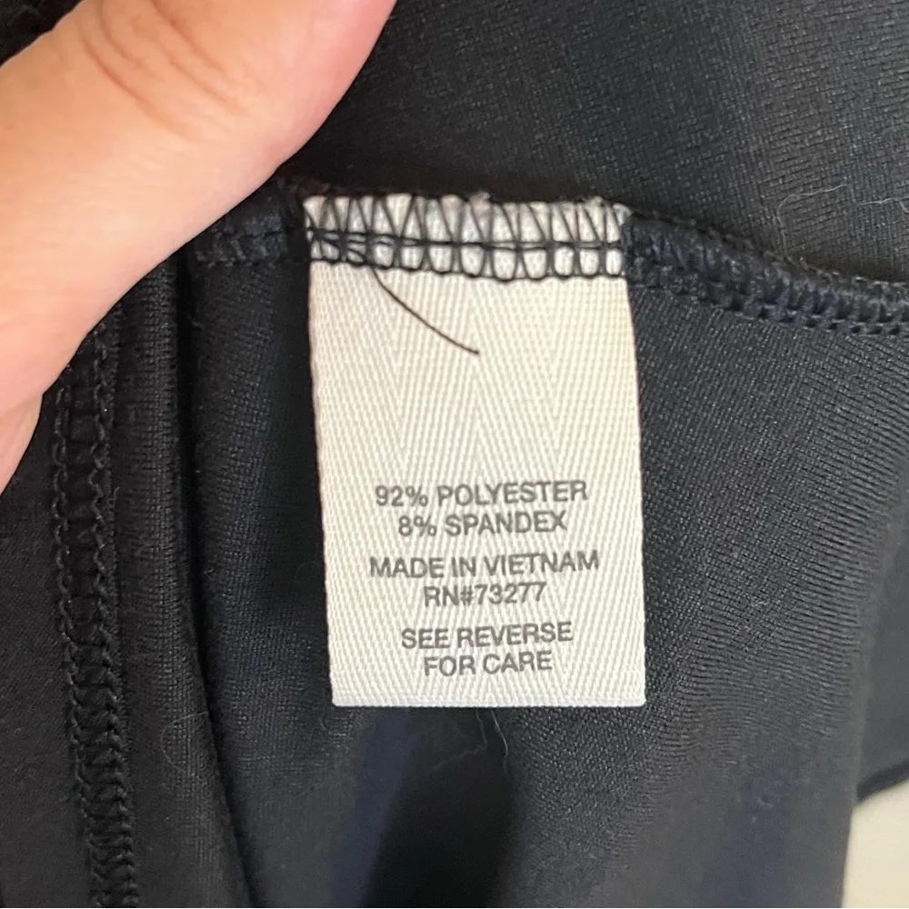 Black Sleeveless Casual Mini Dress Size Small - Image 6