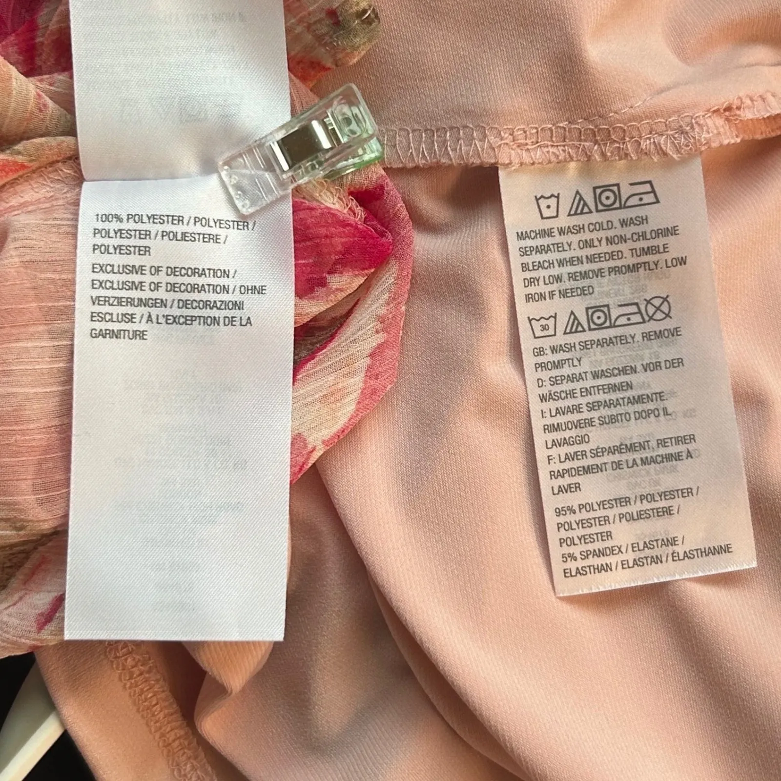 Susan Graver Fairy Top Size 2X Rose Sheer Chiffon Romantic Feminine Boho Garden - Image 7