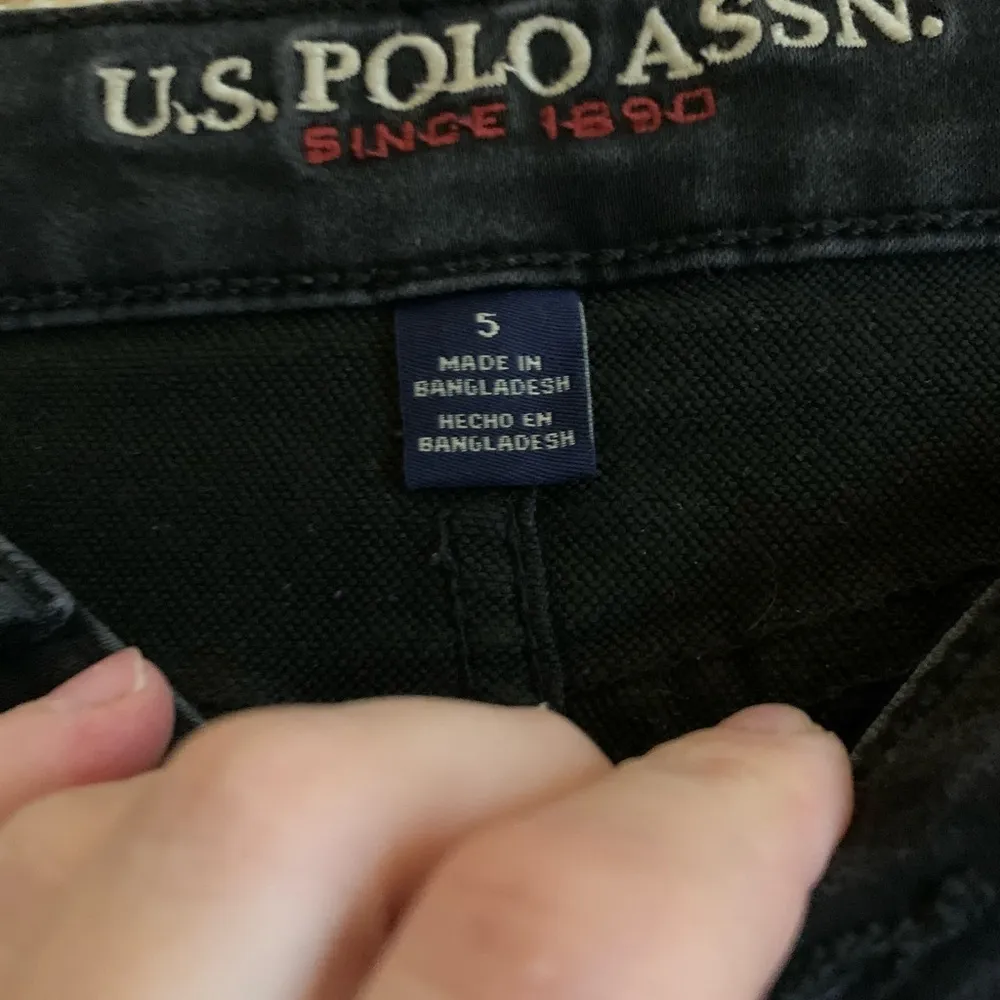 U.S. POLO ASSN Black Women Denim Jeans Size 5 Skinny Pants Bottoms - Image 3