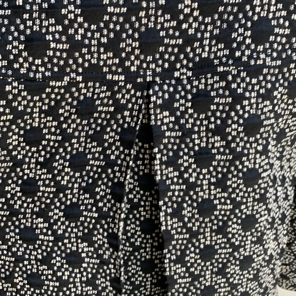 Lafayette 148 New York Jacquard Black White Blazer - Image 10