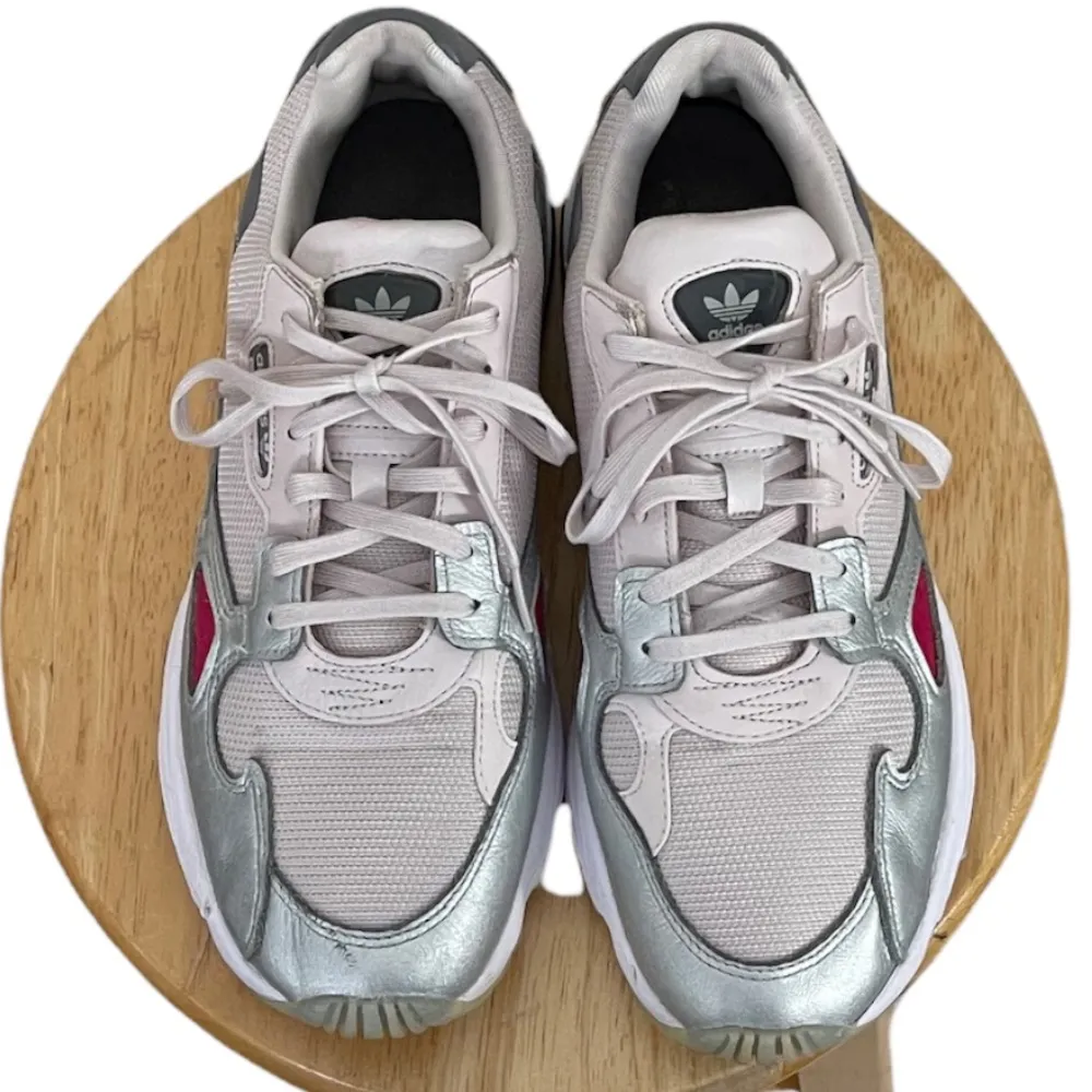 Adidas Originals Falcon Women’s Running Shoes Silver/Tint Size 10 - Image 2