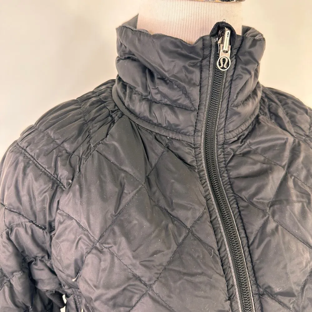 Lululemon Run Turn Around Women's Black Gray Reversible Jacket - Image 11