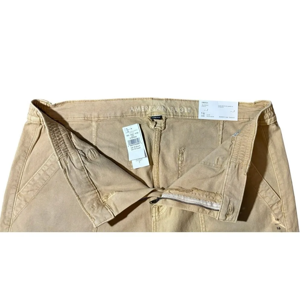 American Eagle Women's Cargo Pants 16 Short 33W - Image 4