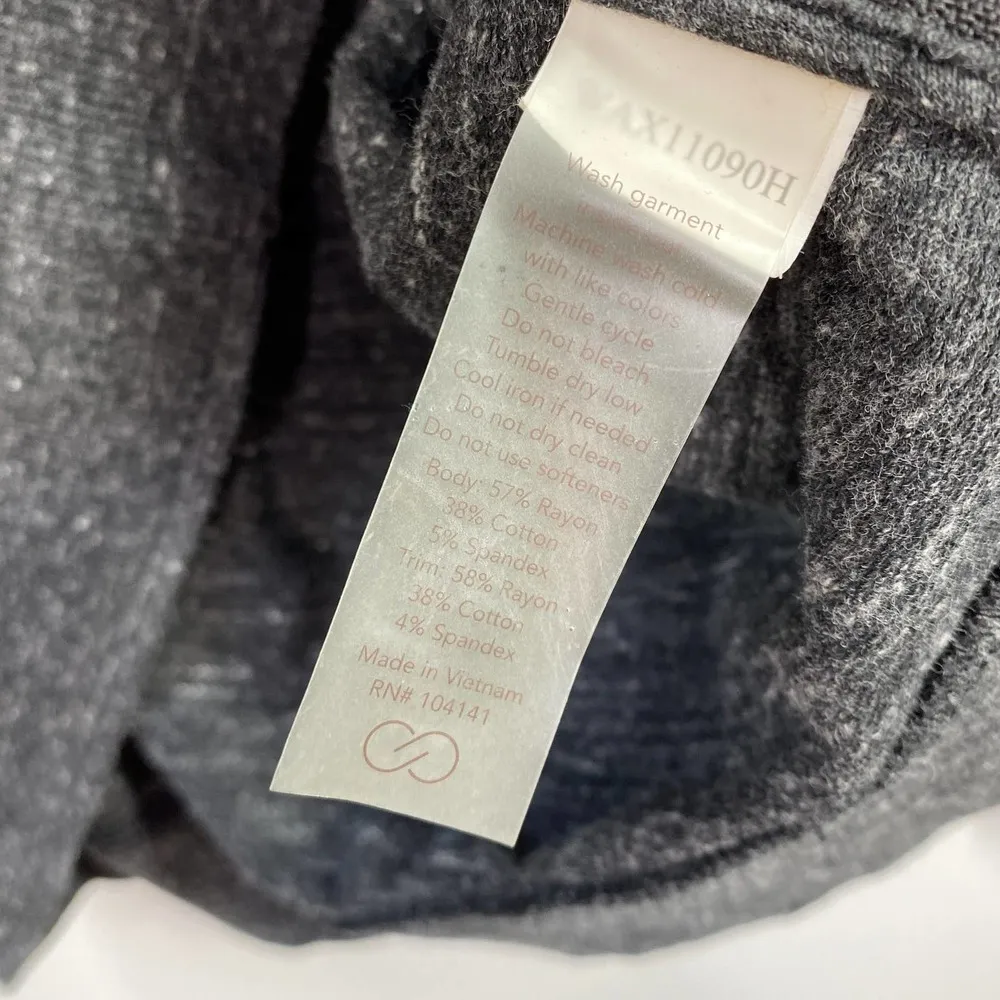 CALIA Carrie Underwood Grey Long Sleeve Active Shirt Women's Size X - Image 8