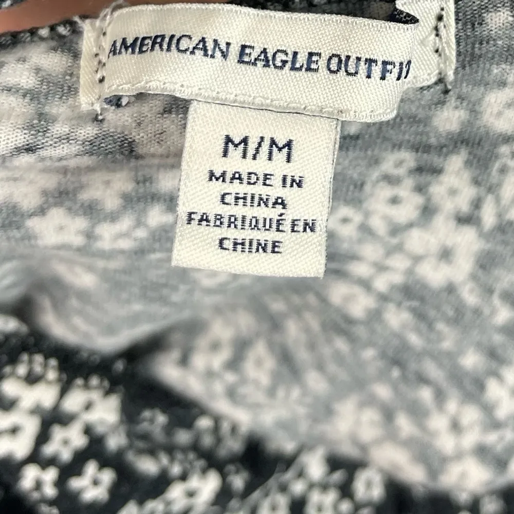 American Eagle Medium Micro Ditsy Floral Cutout Summer Dress Tank - Image 4