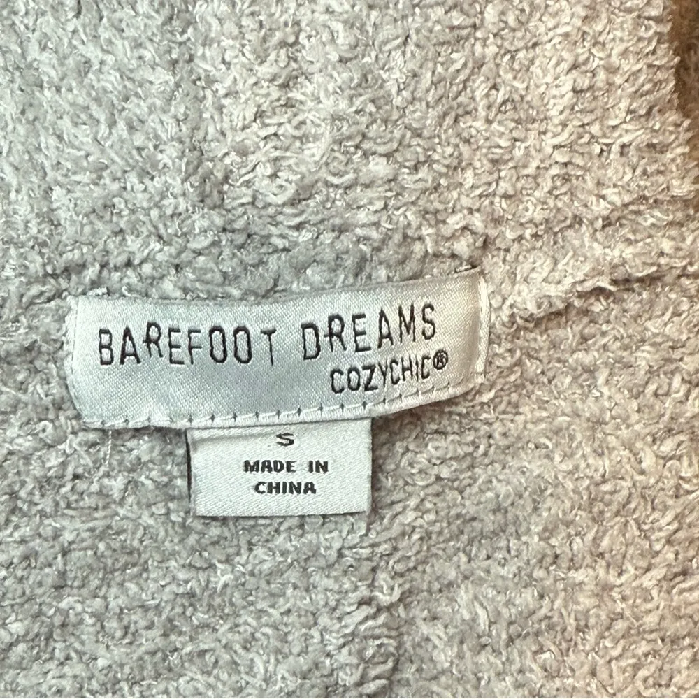 Barefoot Dreams Cozy Chic Cali Cardi Longline Knit Cardigan Lounge Small Gray - Image 11