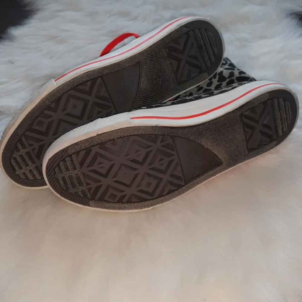 Womens Converse One Star High Tops Leopard - Image 3