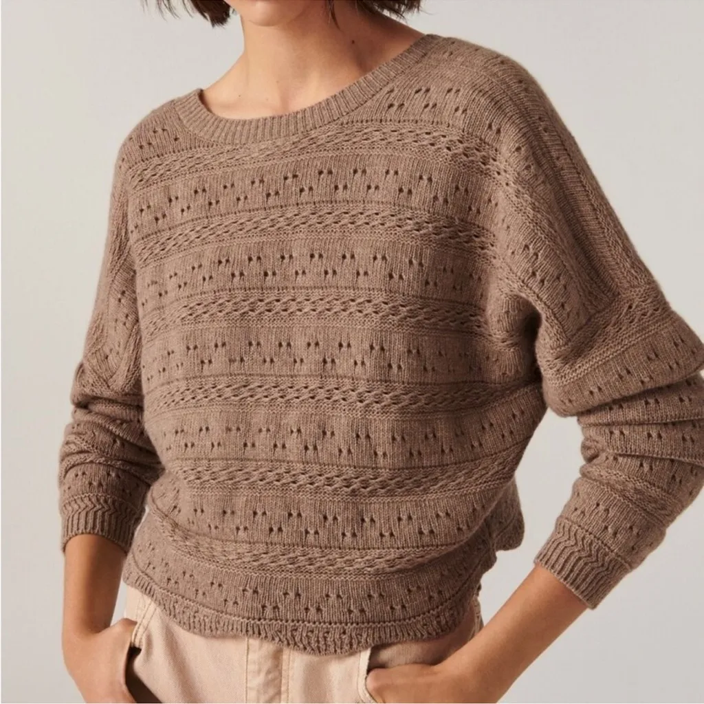 BA&SH Grey‎ Harold Wool Cashmere Cardigan Sweater-NWT L - Image 6