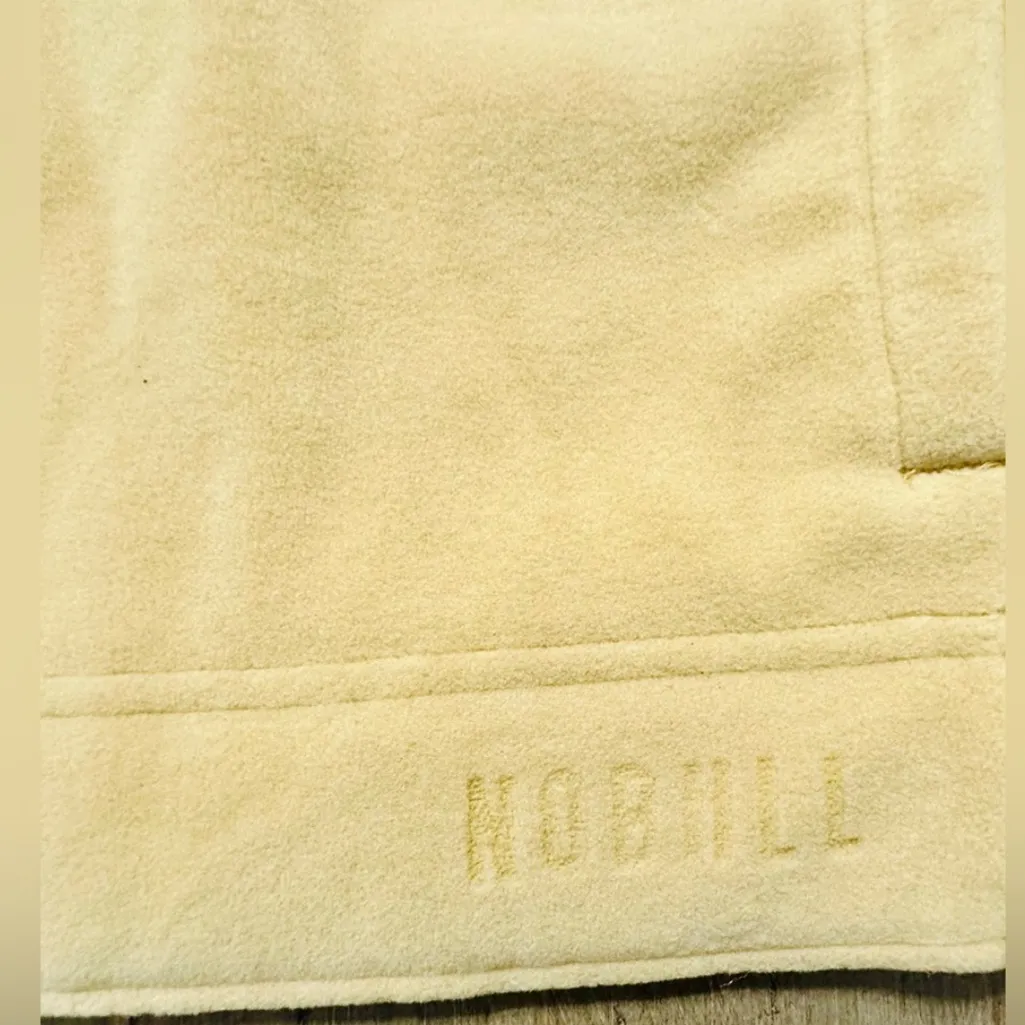 NWT NOBULL Women's Sleeveless Polartec Cowl Fleece Hoodie - Small - Taupe - Image 6