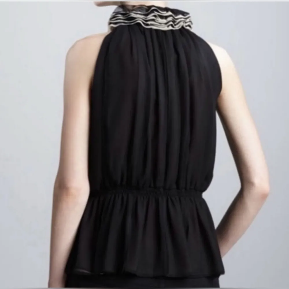 #62 ROBERT RODRIGUEZ • NEIMAN MARCUS FOR TARGET • RUFFLE PEPLUM TOP - Image 4