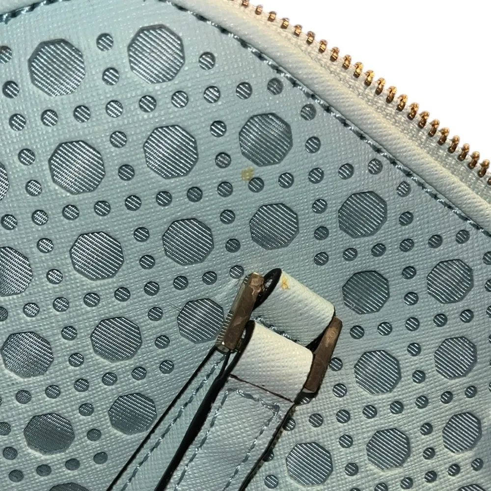 Kate Spade Grace Blue Satchel Newbury Lane Small Rachelle Crossbody with Cutouts - Image 5