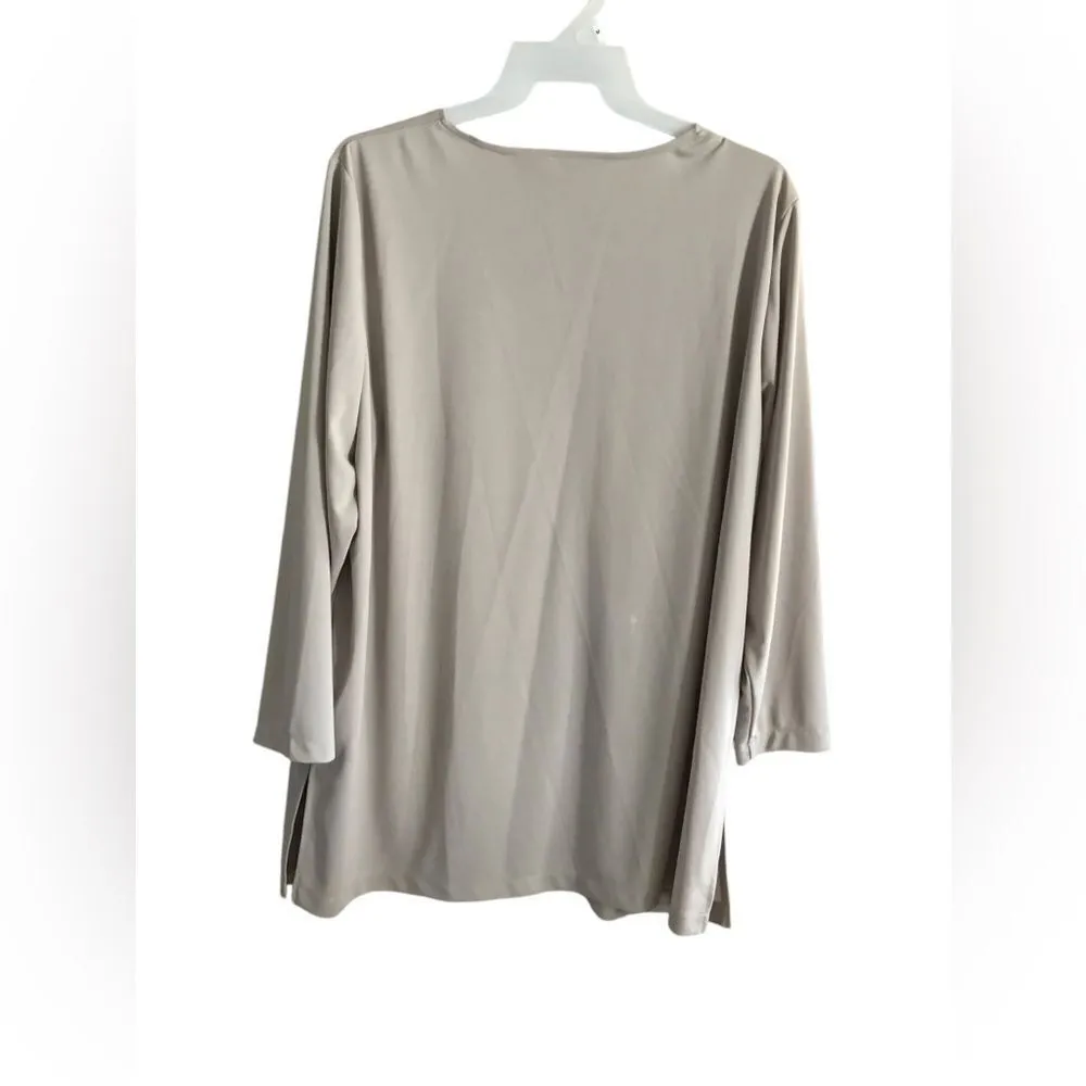 Worthington Beige Cardigan Size 3X - Image 8