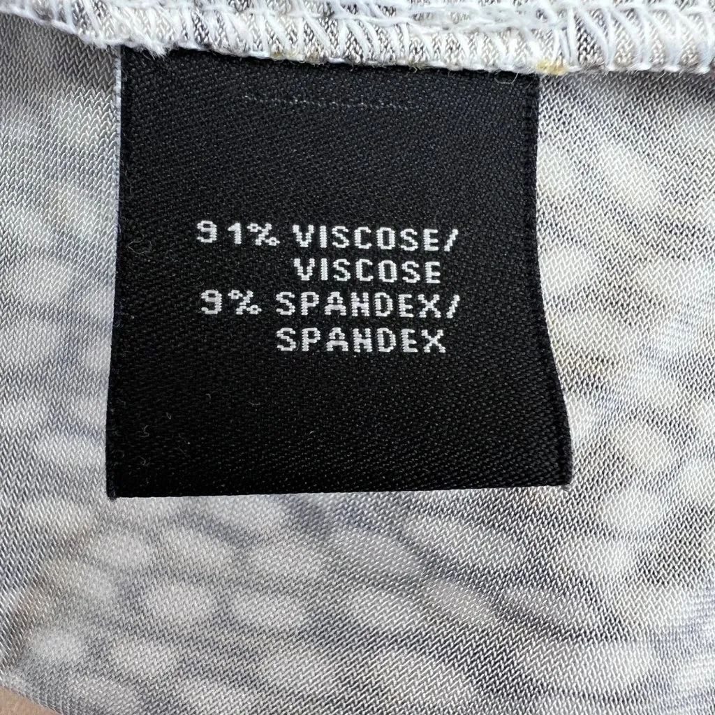 Lafayette 148 New York Sleeveless Cowl Neck Printed Jersey Top Brown Size XL - Image 9