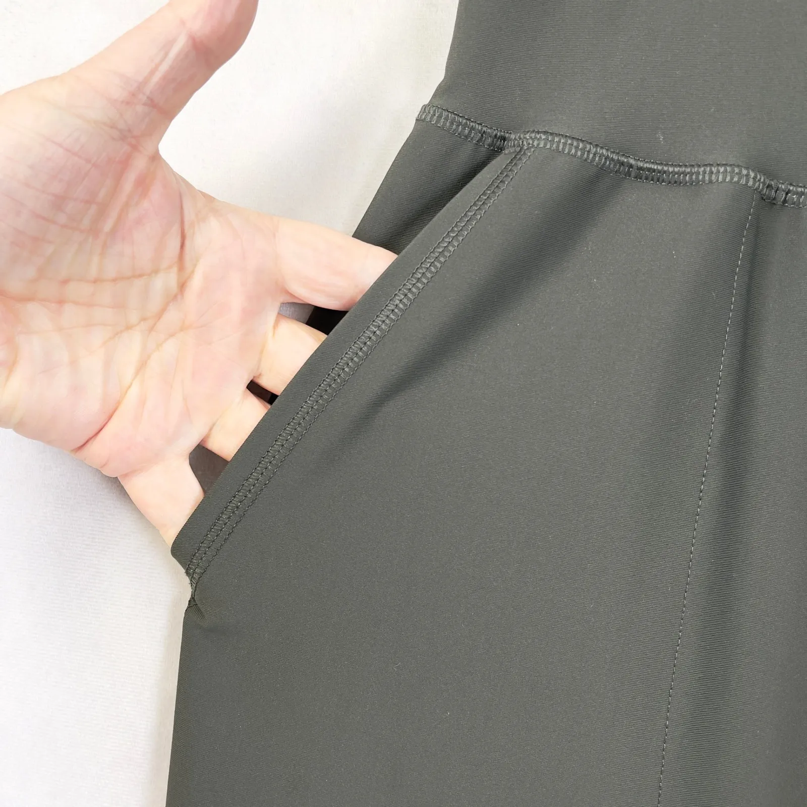 Old Navy Womens Elevate Legging XXL Jogger Athleisure Activewear Minimal Workout Green - Image 4