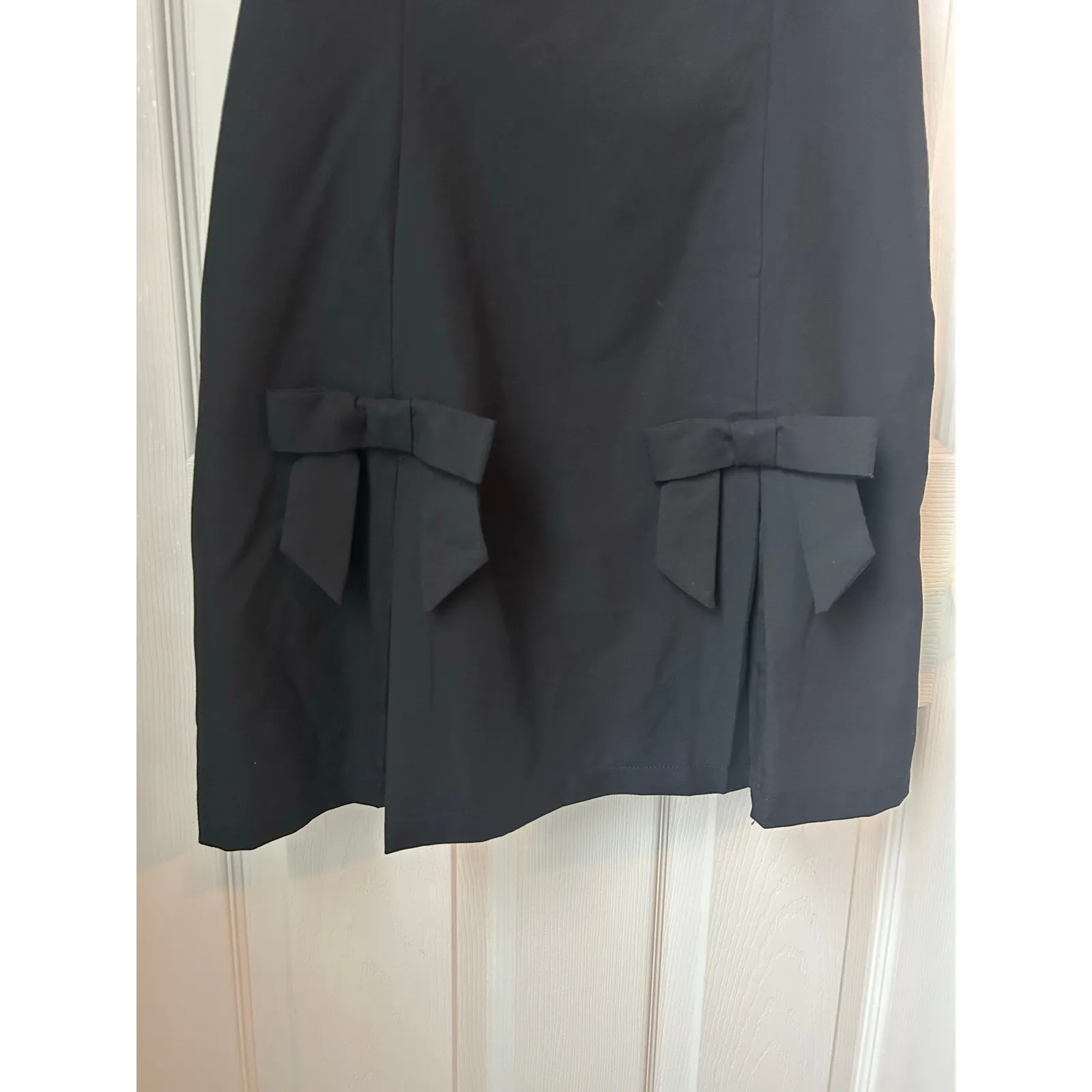 Altar'd State Black Bow Dress - Large - Image 3