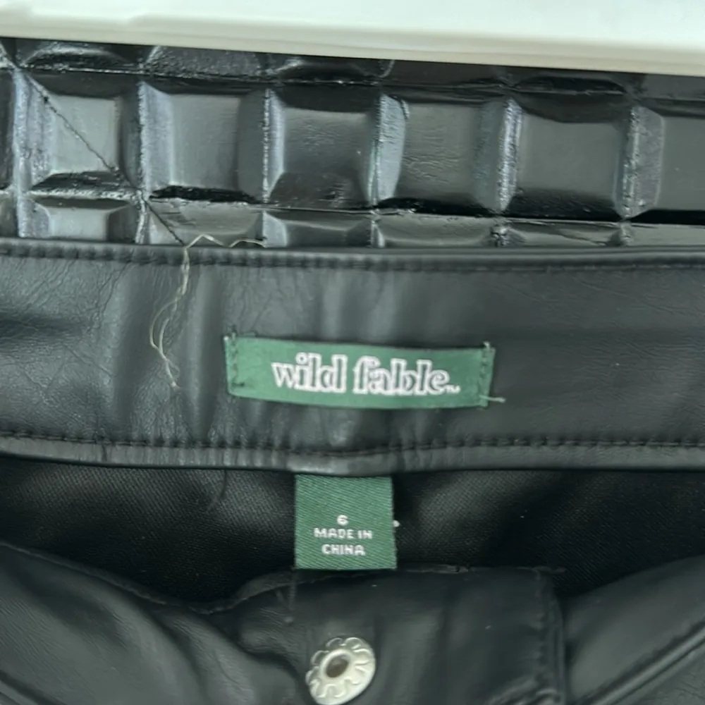 Target Wild Fable Leather Pants - Image 2