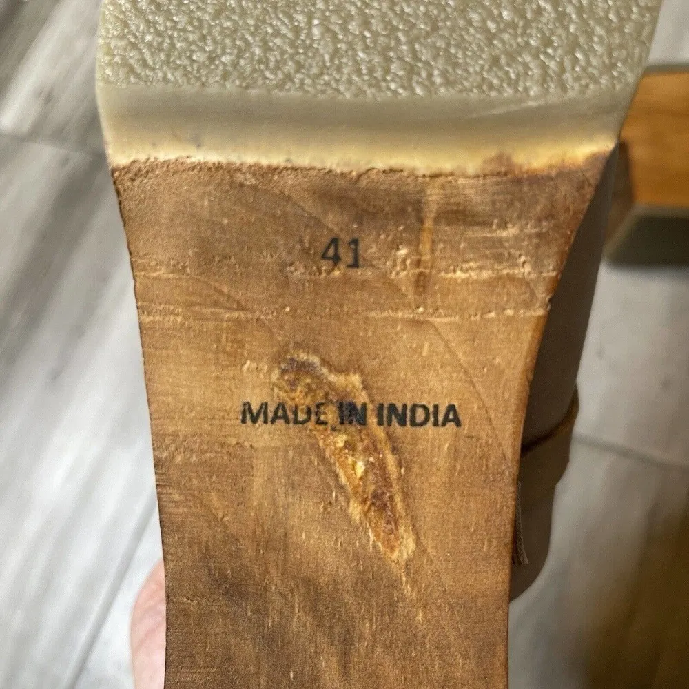 NEW Free People Calabasas Clog Heels Studded Women's Washed Taupe Size 41 11 - Image 6