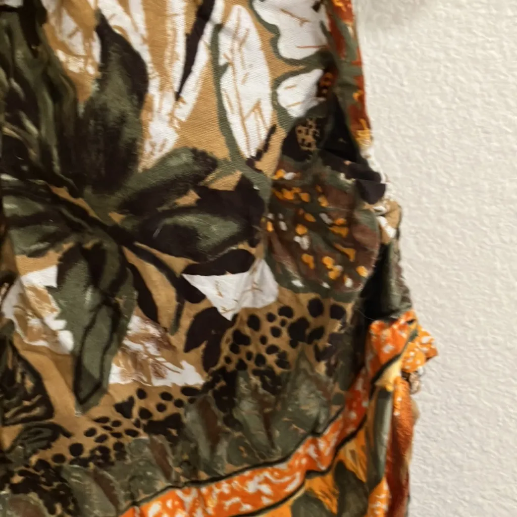 Gloria Vanderbilt FINAL MARKDOWN  tropical looking blouse medium - Image 2