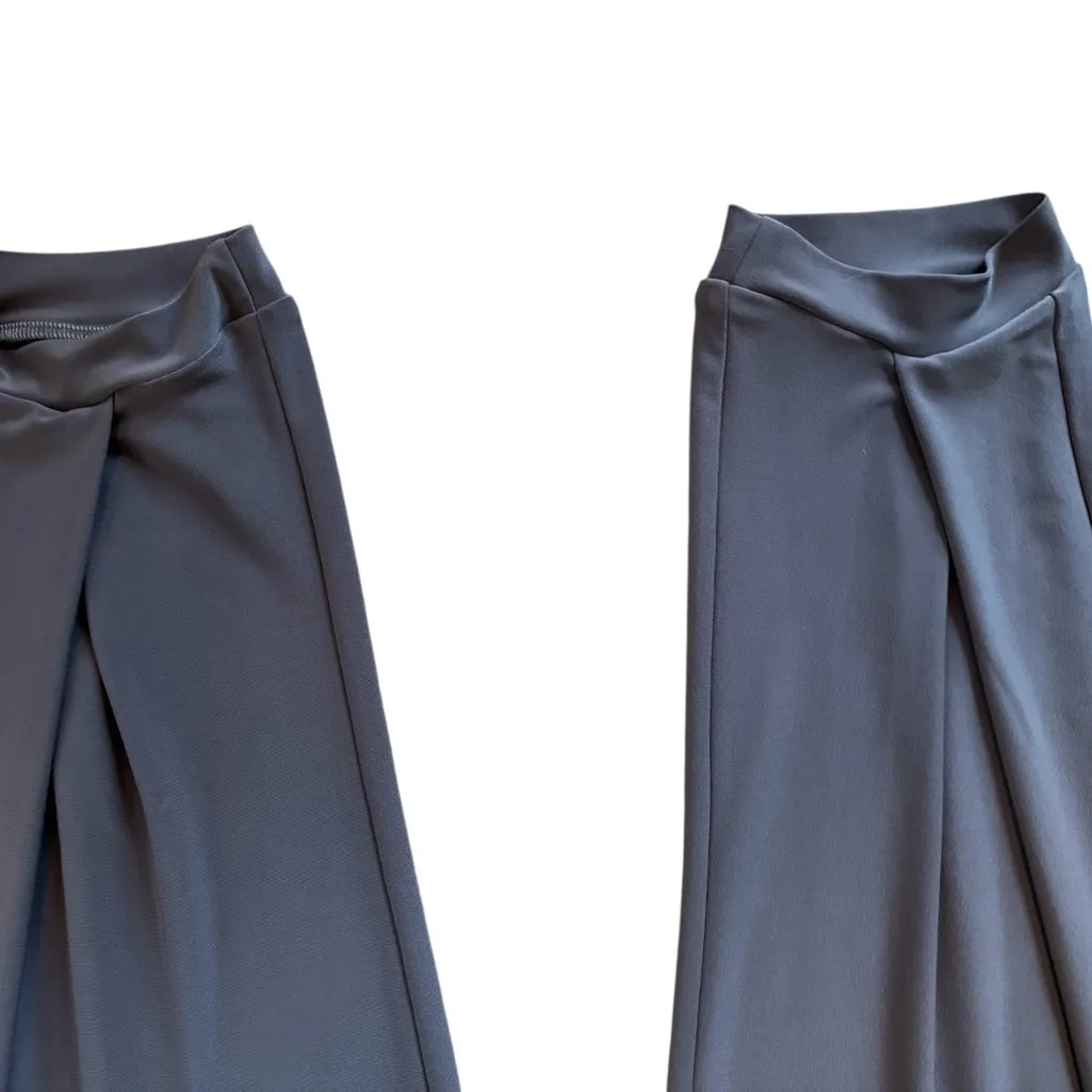 Sympli Pivot Pant 10 Titanium Gray Classic Fit Banded Pleated Ankle NWT Slinky - Image 6