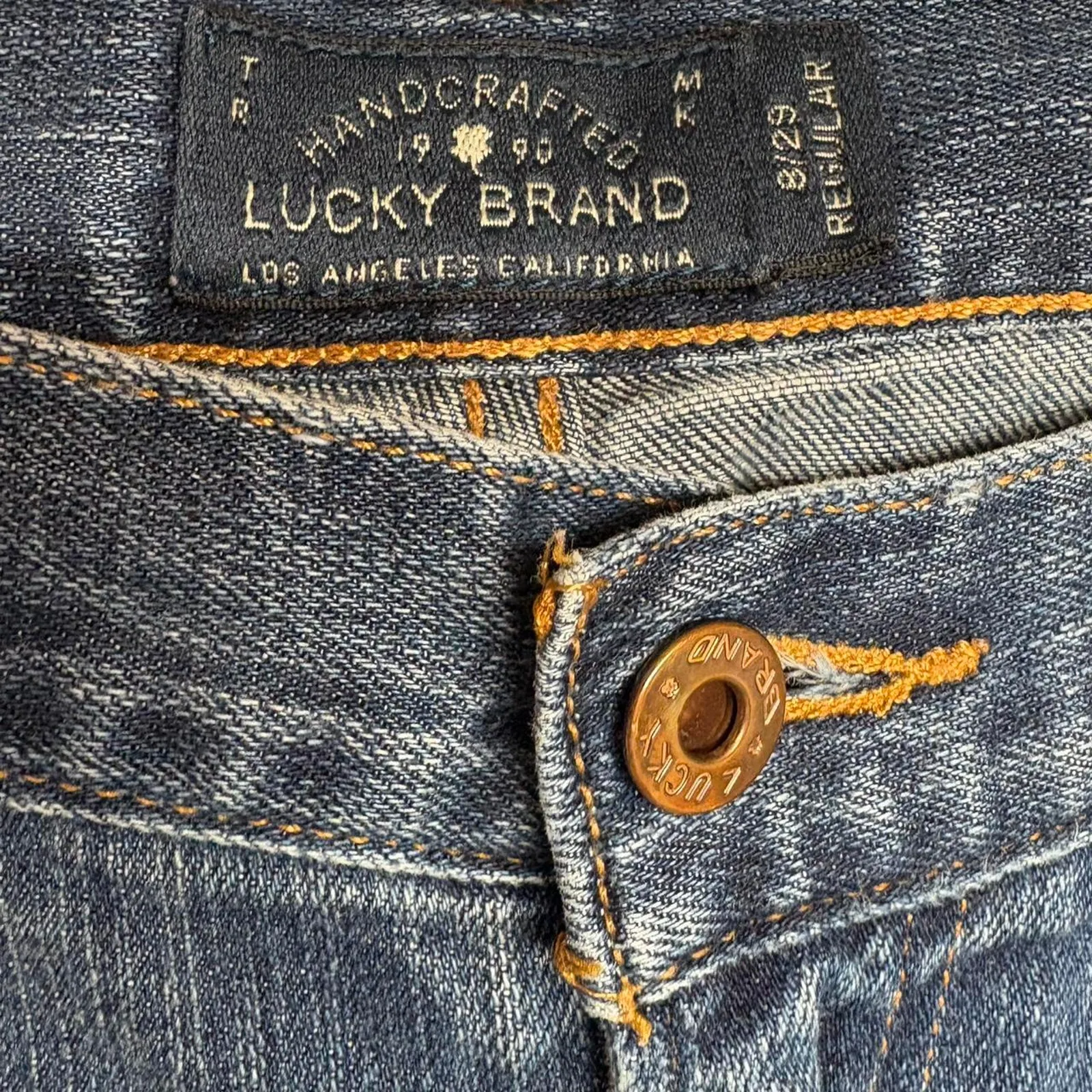 Lucky brand navy blue clemson jeans - Image 2