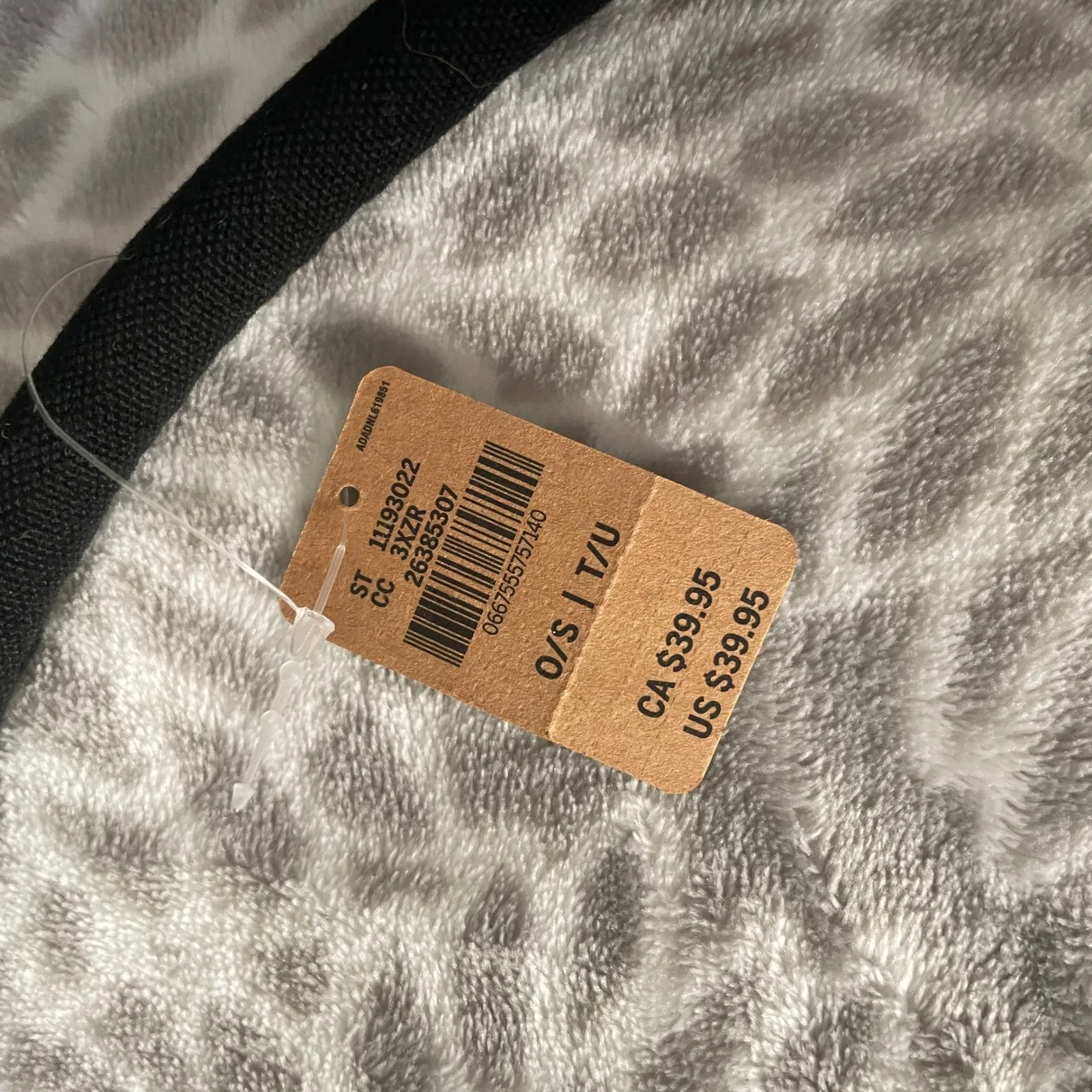 Victoria's Secret PINK Canvas Tote Bag Black Rainbow Logo‎ Large Duffel Travel - Image 7