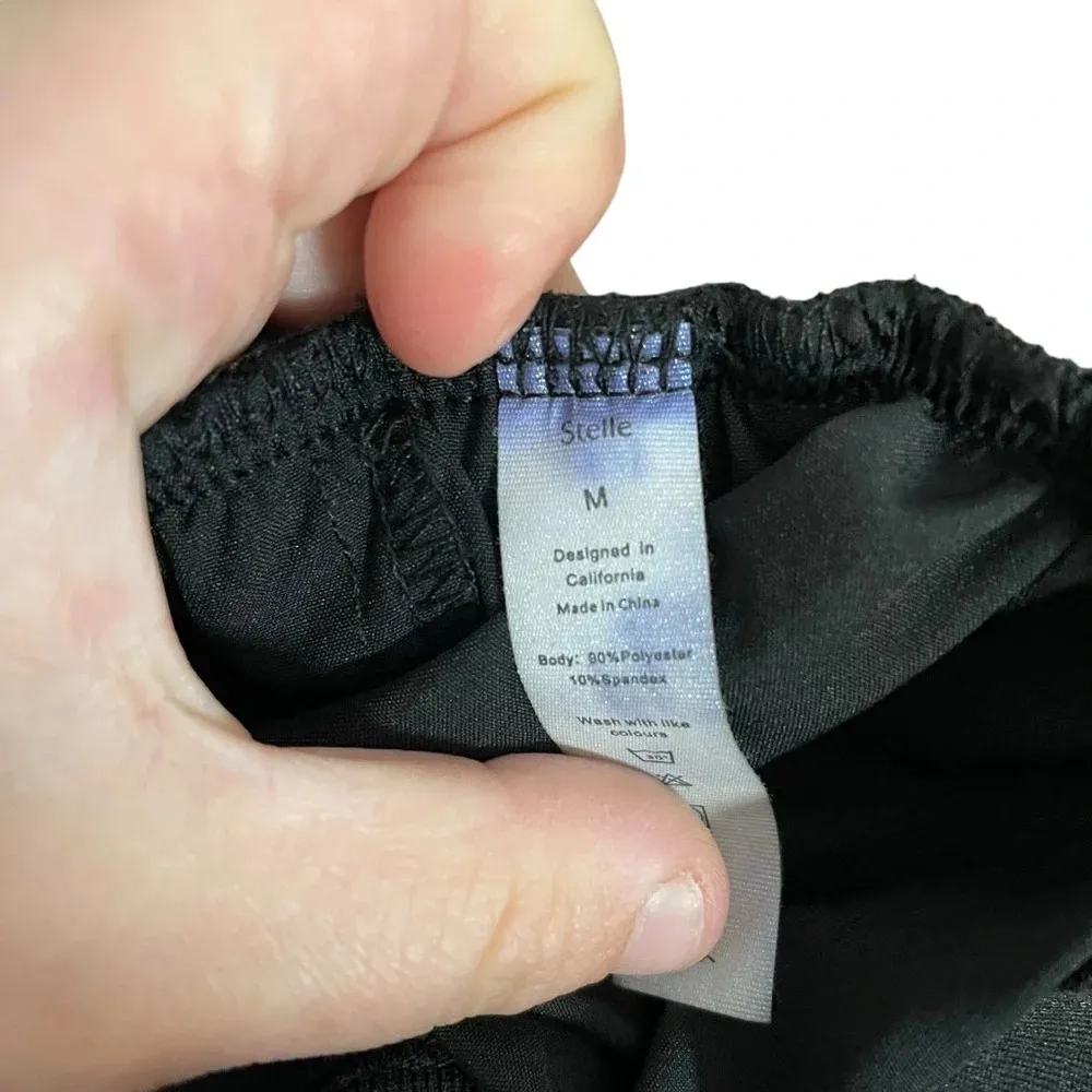 Stelle Women’s Tapered Hiking Cargo Jogger Pants in Black Size M Size M - Image 10