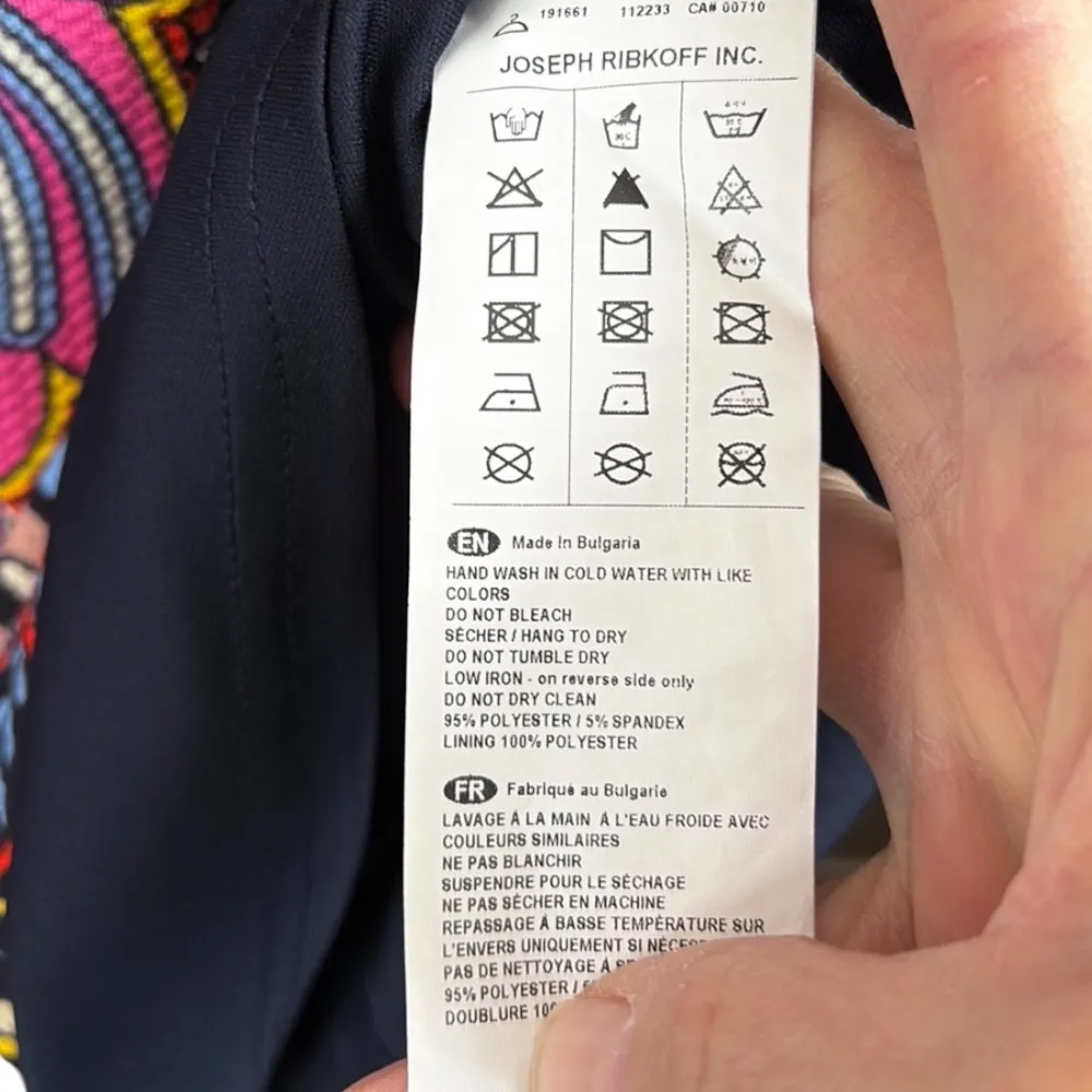 EUC Joseph Ribkoff Floral Stretch Dress Size 4 - Image 6