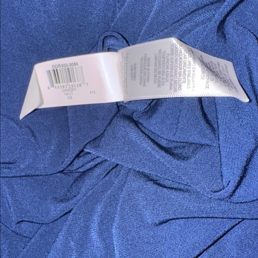 NEW Dress the Population Camden Halter Mermaid Evening Gown navy Size XS - Image 7