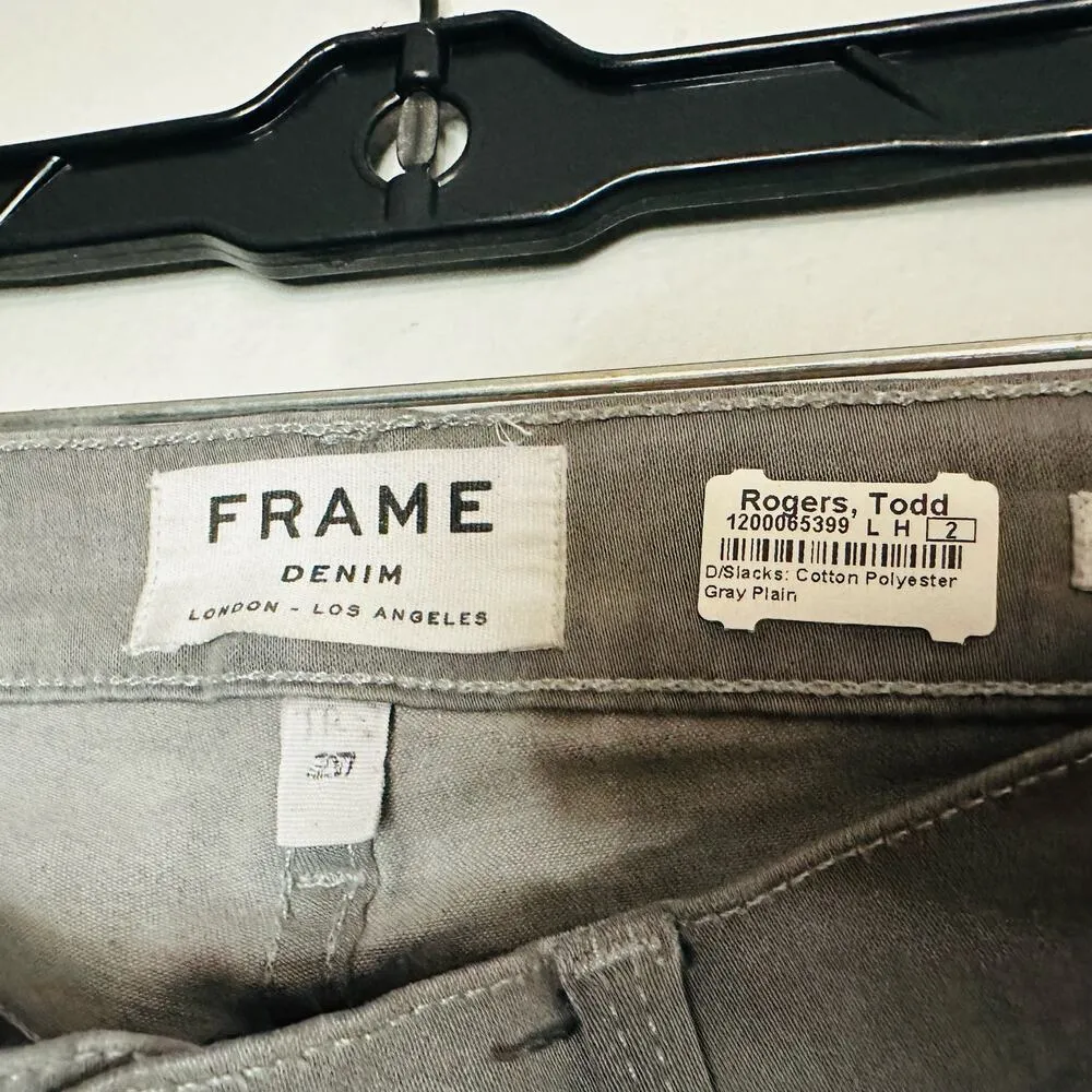 FRAME Women's Gray Denim Jeans Le Skinny de Jeanne Cuffed Skinny Jeans Size 27 - Image 6