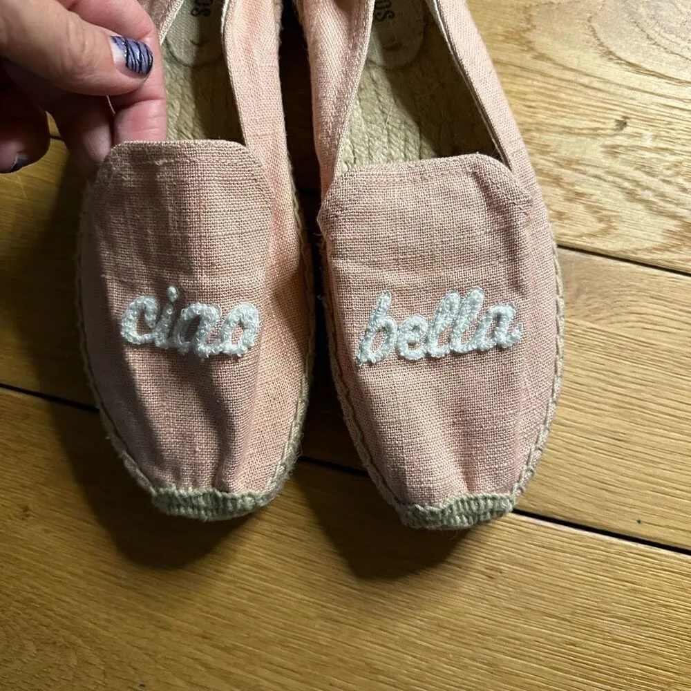Soludos ciao bella espadrilles slip on pink - Image 4